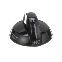316220009 Frigidaire Oven Range Top Burner Valve Knob Black