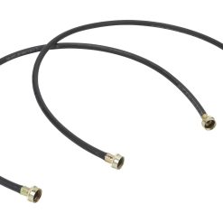 8212546RP Whirlpool 4' Washer Black Rubber Fill Hose Kit - 2 Pack