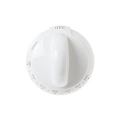 WB03K10144 GE Oven Thermostat Knob GE Oven (White)