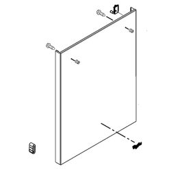 WPL W11174873 Whirlpool Dishwasher Panel