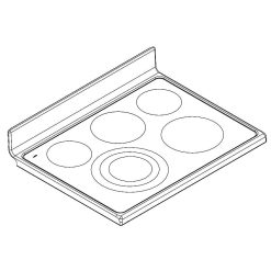 WPL W10789672 Whirlpool Cooktop