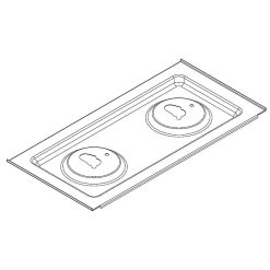 WPL W11344755 Whirlpool Cooktop
