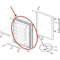 5304505529 Frigidaire Refrigerator Door Seal Gasket