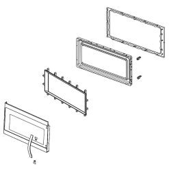 W10893437 Whirlpool Microwave Door