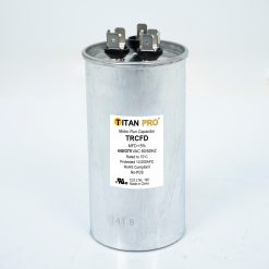 TRCFD6075 Packard Titan Pro Run Capacitor 60+7.5 MFD 440/370 Volt Round