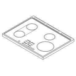 WPL W10808299 Whirlpool Cooktop