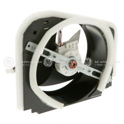 WR60X29573 GE Refrigerator Condenser Fan & Housing OEM replacement part