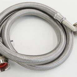 48373 EZ-FLO 4' SS Washer Hose W/90DEGR