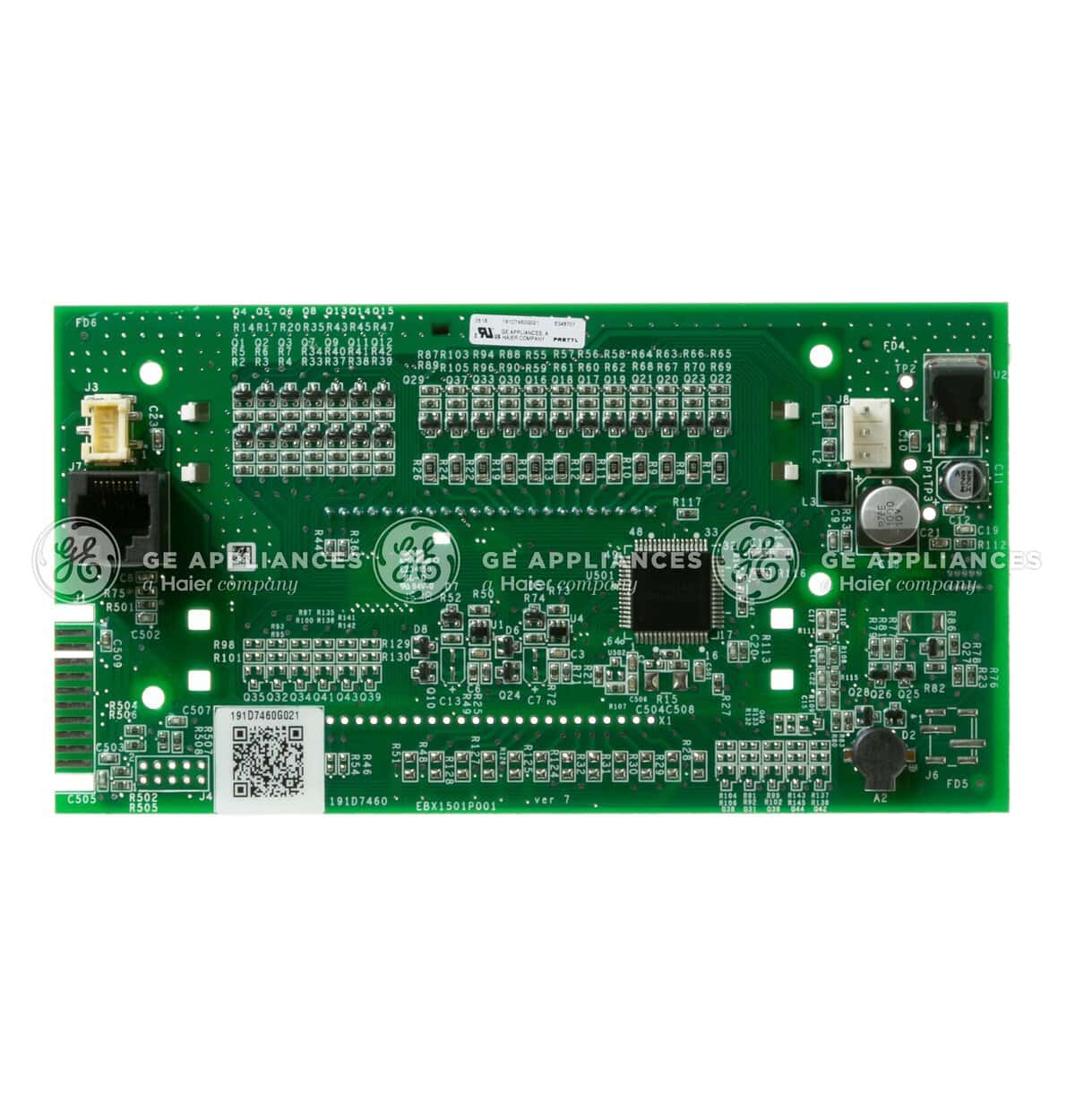 WB27X29602 - CONTROL BOARD AND OVERLAY ASM WHITE LED - Image 2