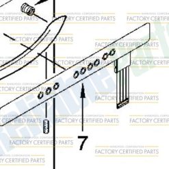 WP8572205 Whirlpool Dishwasher Overlay