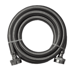 3804FFSS2 Supco 3/8 X 4' F/F Ss Inlet Hose-2Pk