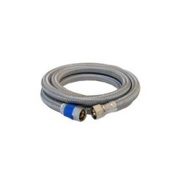 48366 EZ-FLO 8' Stainless Steel Dishwasher Supply Line Fill Hose W/Elbow