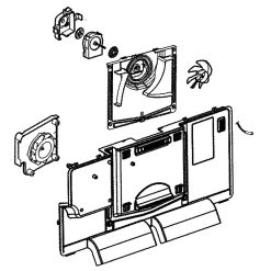 AEB73764534 LG Refrigerator Grille Assembly-FAN
