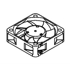 GEN WR60X32733 GE Refrigerator Icemaker Fan