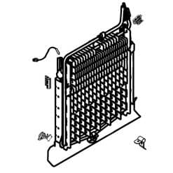 1 of DA96-00660J Samsung Refrigerator Assembly EvaporatorAw1-12 120V/10