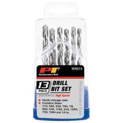 W9014 Performance Tools Performance Tools 13 Pc Drill Bit Set