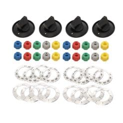 RK100 Supco Knob Kit Black