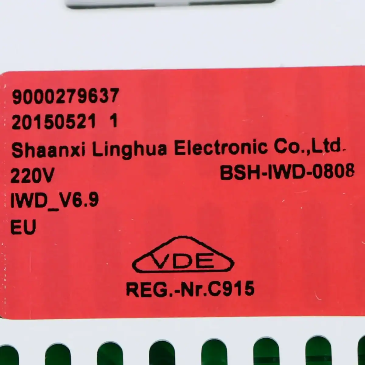 00647490 Bosch Refrigerator Control Module