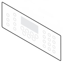 WCI 316419836 Frigidaire Range Overlay, Black