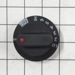 318099100 Frigidaire Range Burner Control Knob, Black