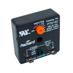 PTD102 Packard Time Delay Relay, Delay on Make, 10 Minute Adjustable