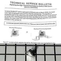 00617877 Bosch Oven Fixing Kit