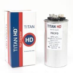 PRCFD455A Packard Titan HD Run Capacitor 45+5 MFD 440/370 Volt Round