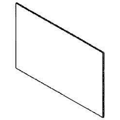 00684076 Bosch Range Glass Plate