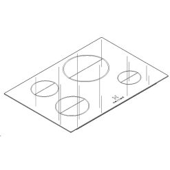 00771754 Bosch Range Ceramic Glass Cooktop