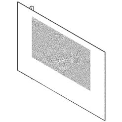 316350403 Frigidaire Range Glass