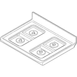 316610053 Frigidaire Range Maintop