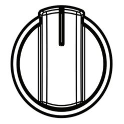 5304502428 Frigidaire Range Knob