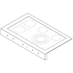 5304509013 Frigidaire Range Main Top