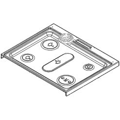 809020401 Frigidaire Range Main Top