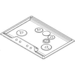 809218104 Frigidaire Oven Main Top