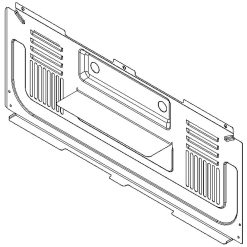 98006083 Whirlpool Range Rear Cover