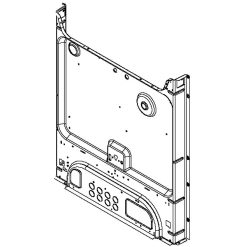 98015100 Whirlpool Range Rear Cover