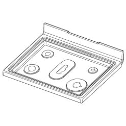 DG94-02140A Samsung Cooktop Frame Assembly NX58M663