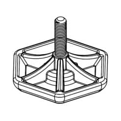 DG94-02252A - ASSY FOOT;NE59M4320SG,ASSY COVER