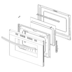 DG94-03006A Samsung Range Door Assembly