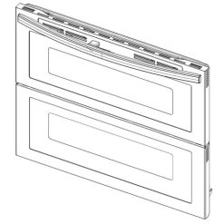 SMG DG94-03584A Samsung Oven Door Assembly