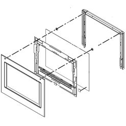 W11354849 Whirlpool Glass Door