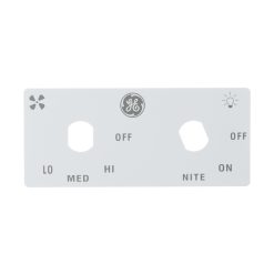WB02X11036 GE Range Hood Switch Panel F03