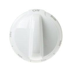 WB03X31035 GE Range White Thermostat Knob