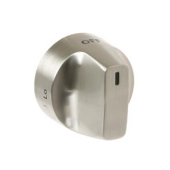 WB03X31662 GE Range Stainless Steel Griddle Knob