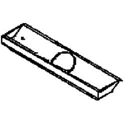 WB07X10610 GE Range Hood Heat Lamp Panel 36"