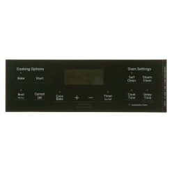 WB07X25885 GE Range Graphics Faceplate