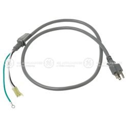 WB18X10219 GE Microwave Power Cord Assembly
