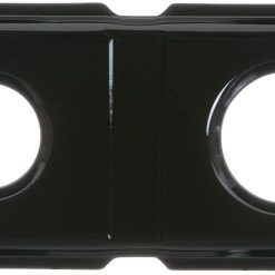 WB34K10009 GE Oven Double Burner Drip Pan Black