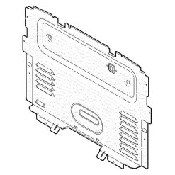 WB34X29576 GE Range Back Control Panel Cover